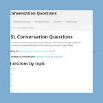 Conversation Questions