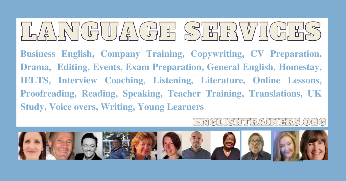 English Language Services English Trainers
