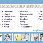 Recommended Resources for English Learners
