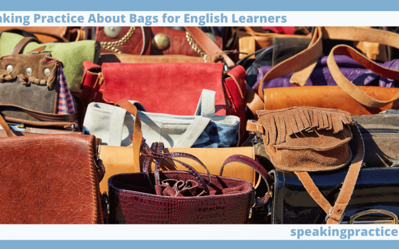 Speaking Practice About Bags for English Learners